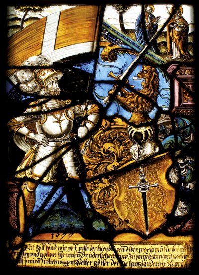 Wappenscheibe Peter Gisler